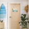 Summer Door Decor Ice Cream Truck Sign Hanging Plaque Colorful Popsicles Wooden Front Door Hanger for Office Wall Indoor Home Decorations